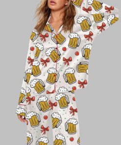 Beer Christmas Pajama Set
