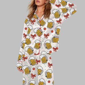Beer Christmas Pajama Set