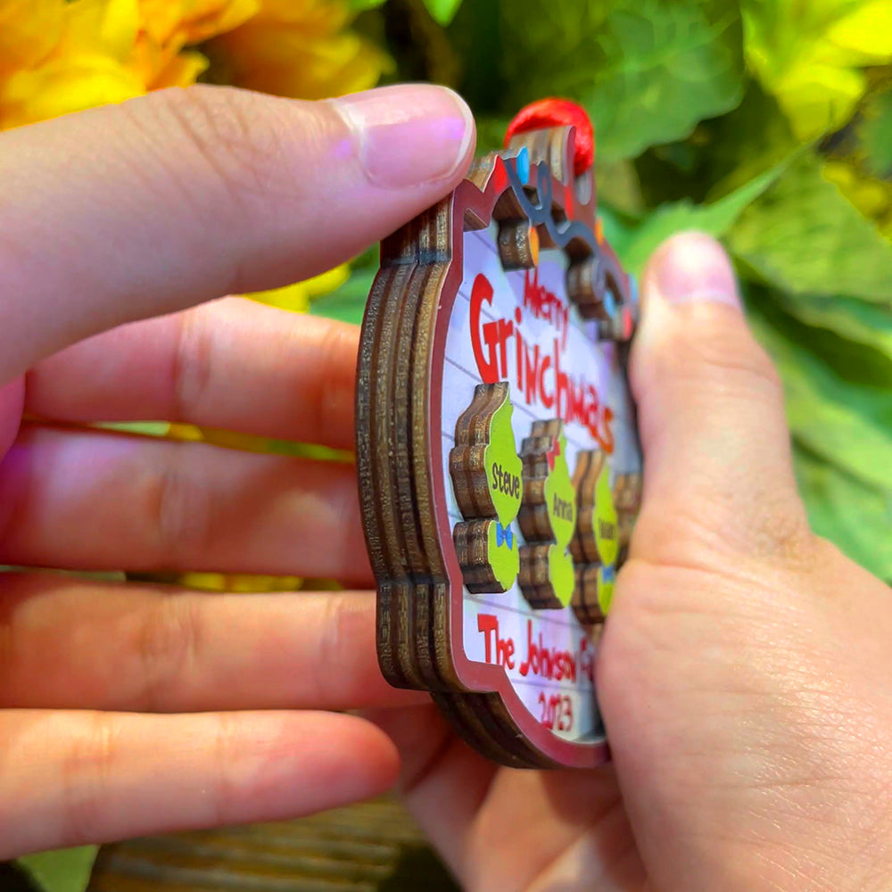 Best Family, Personalized Wood Ornament, Gifts For Family, Christmas Gifts, 03hupo170823 - Image 3