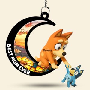 Alternative view of Best Mom Suncatcher Ornament - Personalized Christmas Gifts For Mom 01ohti280425