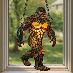 Bigfoot Suncatcher Ornament Personalized Gifts For Bigfoot Lovers 05NADT080725