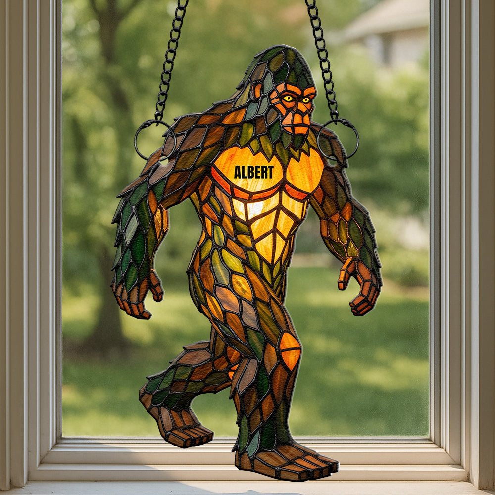 Bigfoot Suncatcher Ornament Personalized Gifts For Bigfoot Lovers 05NADT080725
