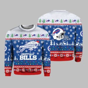 Bills 2025-2026 Rivalries Cold Christmas Sweater - Grishko.com