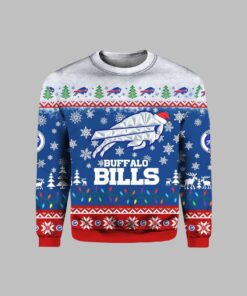 Alternative view of Bills Rivalries Cold 2025-2026 Christmas Sweater 