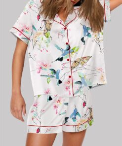 Alternative view of Bird And Butterfly Short Sleeve Pajama Set