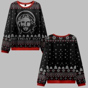 Birthday Boy Ugly Sweater 2025 Christmas - Grishko.com