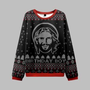 Alternative view of Birthday Boy Ugly Sweater 2025 Christmas - Grishko.com