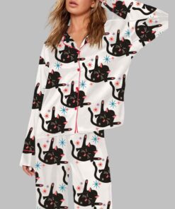 Black Cat Pajama Set