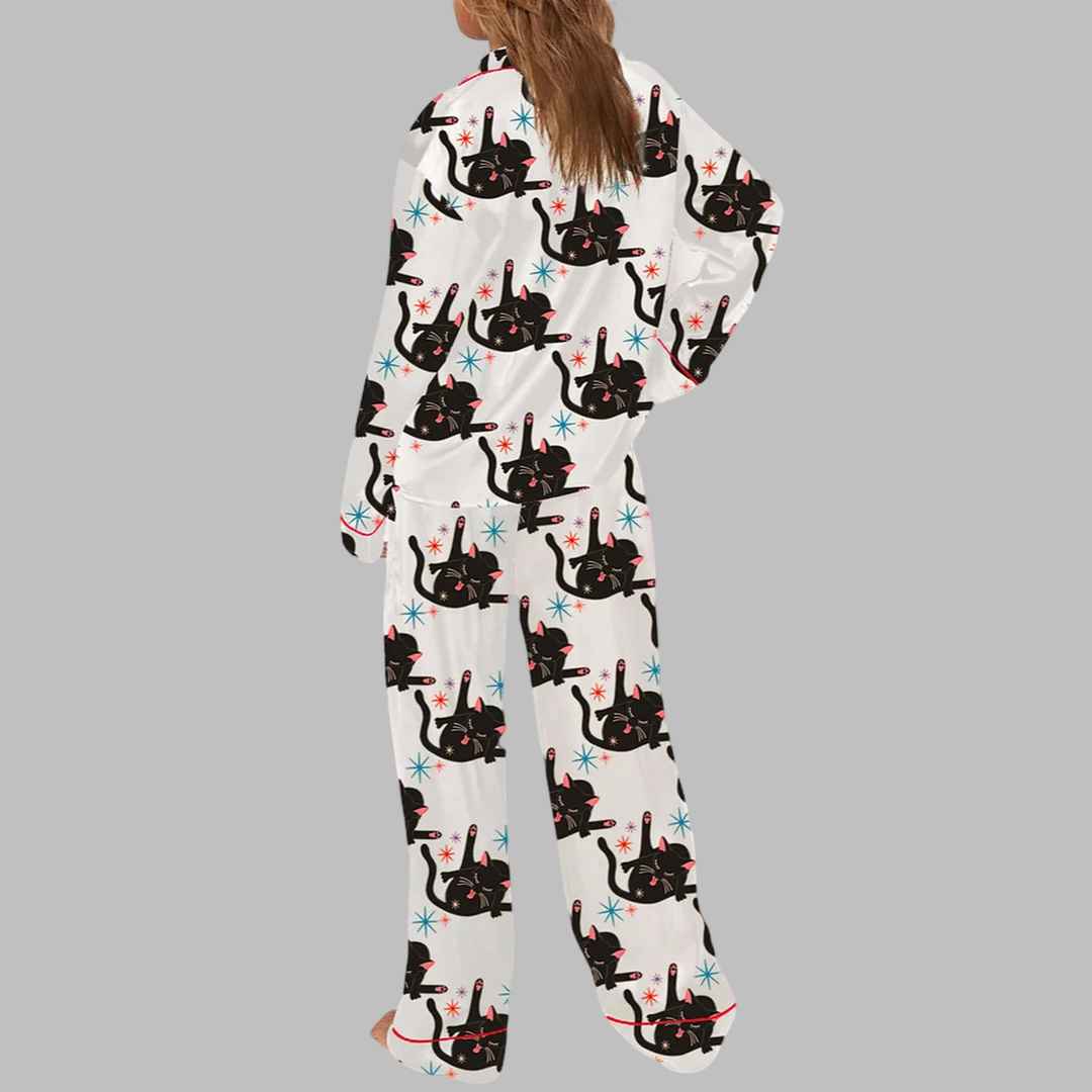 Black Cat Pajama Set - Image 3