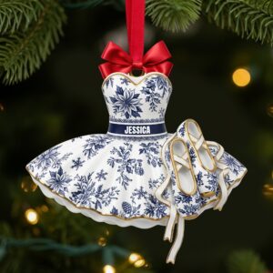 Alternative view of Blooming Ballet Dress Ornament - Personalized Gifts For Ballerina 02PGLU111025