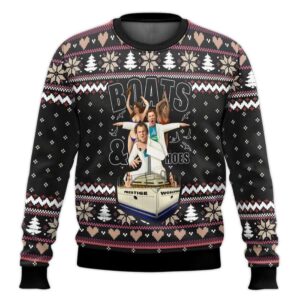 Boats 'N Hoes Step Brothers Ugly Christmas Sweater