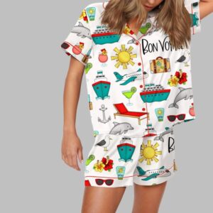 Alternative view of Bon Voyage Cruise Pajama Set For Women