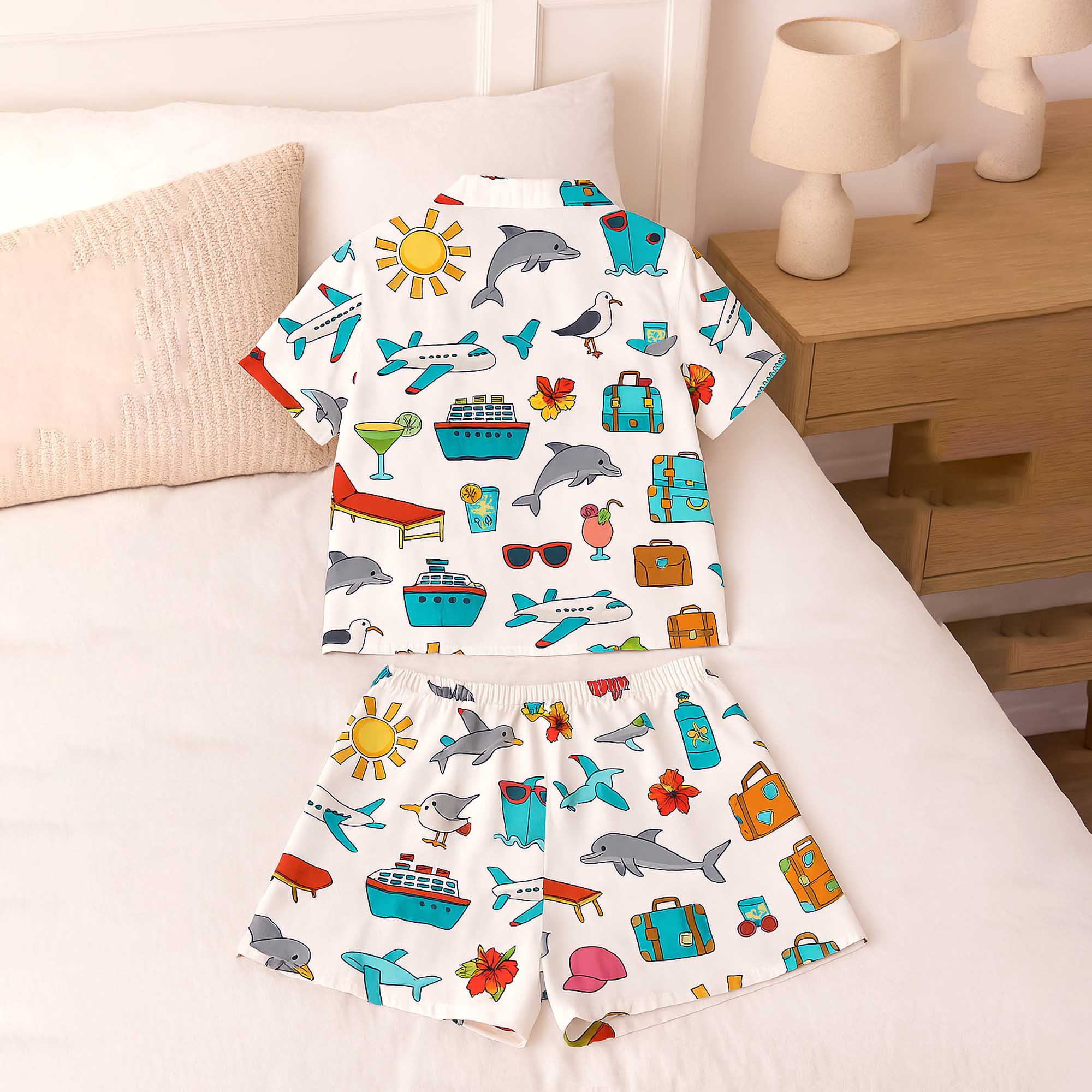 Bon Voyage Cruise Pajamas Set For Women - Image 3