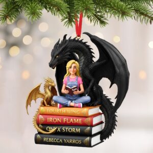 Book Lovers Christmas Ornament Personalized Christmas Gifts 01HUTI201025