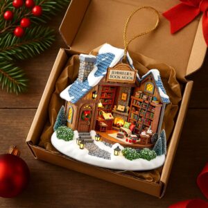 Alternative view of Book Nook Christmas Ornament Personalized Gifts For Book Lovers 01PGDT080825