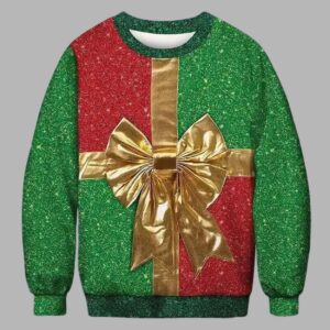 Bow Ugly Christmas Sweater - gullprint.com