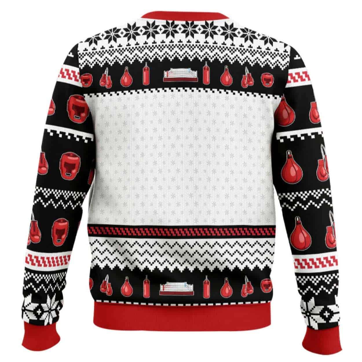 Alternative view of Boxing Head Hunter Ugly Christmas Sweater