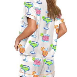 Alternative view of Bright Cocktail Trio Aperol Spritz Margarita Paloma Coastal Cowgirl Pajama Set
