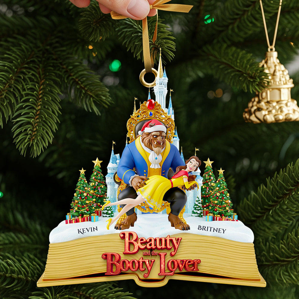 B**ty Lover Christmas Ornament, Personalized Gifts For Couple 04NADT220925
