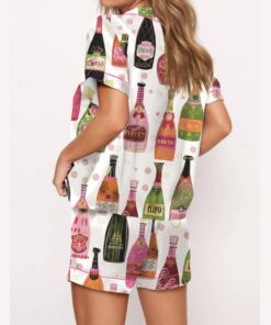 Alternative view of Bubble Champagne Bottles Pajama Set