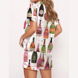 Alternative view of Bubble Champagne Bottles Pajama Set