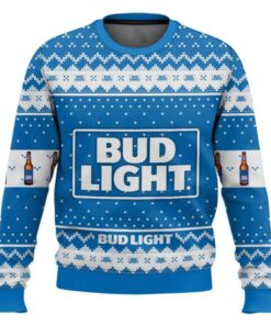 Bud Light Beer Ugly Christmas Sweater