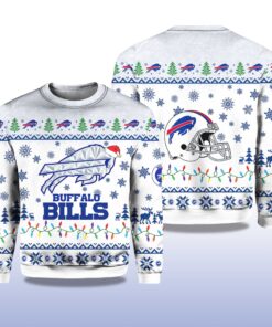Alternative view of Buffalo Bills Rivalries Cold Front 2025 Ugly sweater