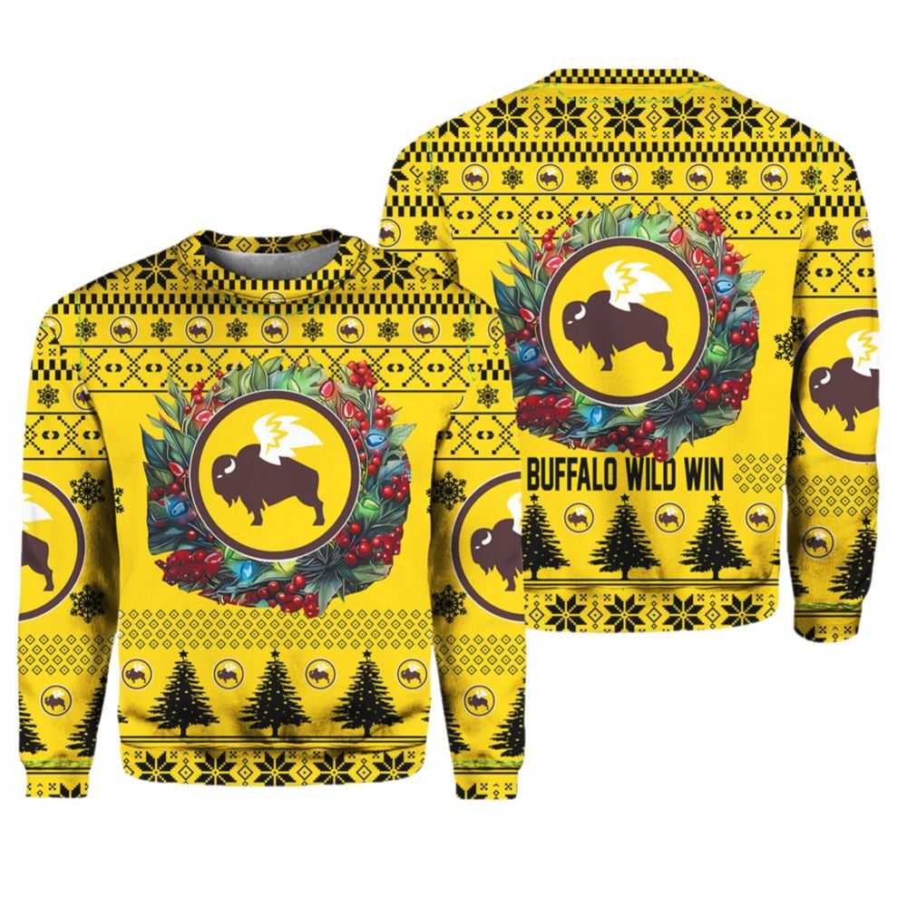 Buffalo Wild Ugly Christmas Sweater - Grishko.com