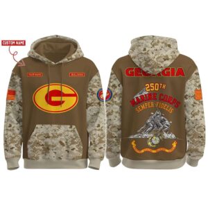 Bulldogs USMC 250th Birthday Hoodie 2025