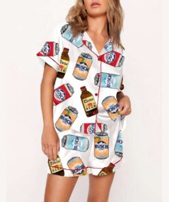 Busch Coors Whiskey Wine Lite Ultra Pajama Set