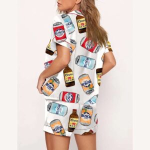 Alternative view of Busch Coors Whiskey Wine Lite Ultra Pajama Set