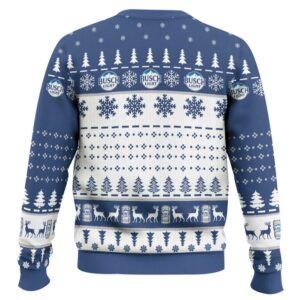 Alternative view of Busch Light Merry Christmas And Hoppy New Beer Ugly Christmas Sweater