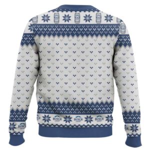 Alternative view of Busch Light Titties Funny Ugly Christmas Sweater
