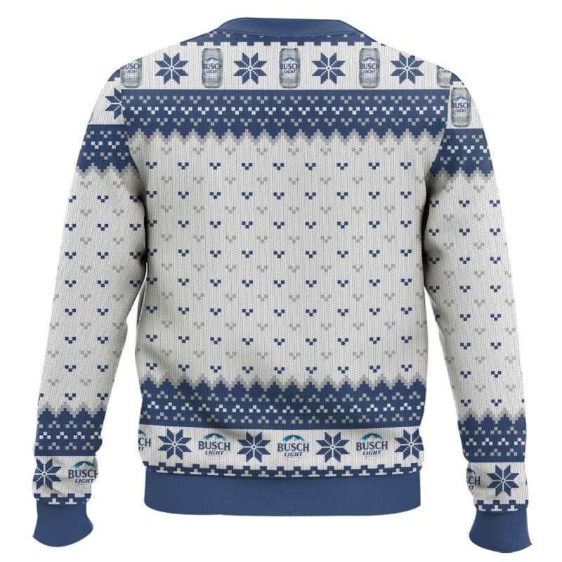Alternative view of Busch Light Titties Funny Ugly Christmas Sweater