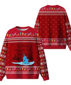 Alternative view of Bye Buddy Hope You Find Your Dad Ugly Christmas Sweater 