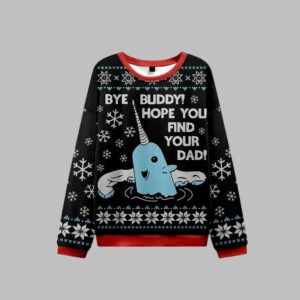 Alternative view of Bye Buddy Hope You Find Your Dad Ugly Sweater 2025 Christmas - Grishko.com