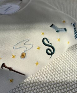 Alternative view of Fantasy Embroidered Sweatshirt, Wizard Sweatshirt, Bookish Hoodie