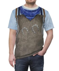 Cadaver Dans Horseshoe Apron Haunted Mansion Costume Shirt