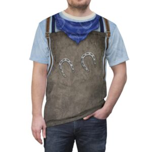 Cadaver Dans Horseshoe Apron Haunted Mansion Costume Shirt