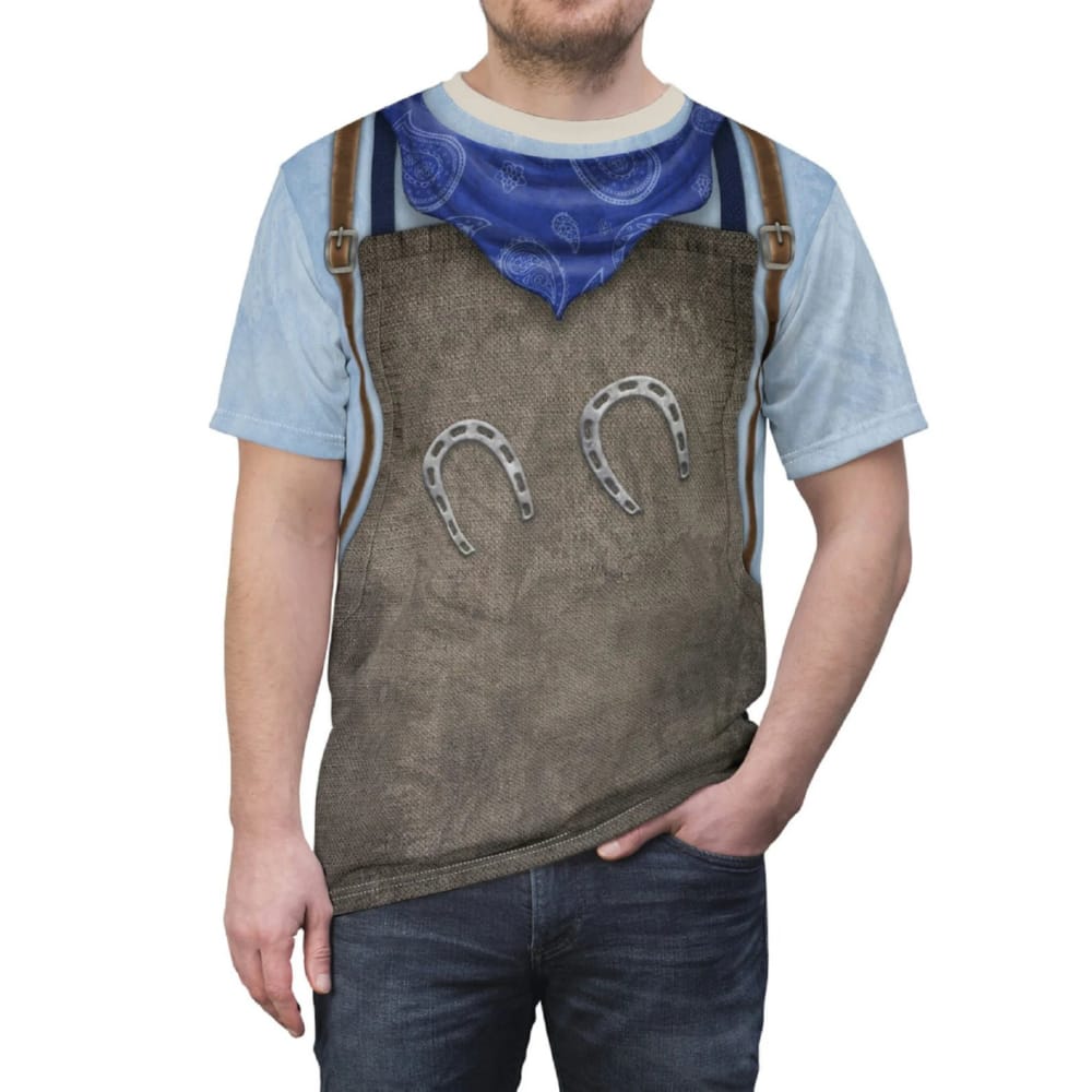 Cadaver Dans Horseshoe Apron Haunted Mansion Costume Shirt