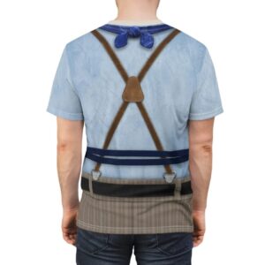 Alternative view of Cadaver Dans Horseshoe Apron Haunted Mansion Costume Shirt