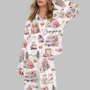 Camping Silky Satin Pajama Set