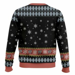 Alternative view of Can You Smell What The Rock Is Cooking WWE Ugly Christmas Sweater