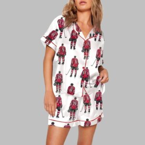 Canada Hockey Champion Print Pajama Set