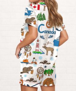 Alternative view of Canada Silky Satin Pajama Set