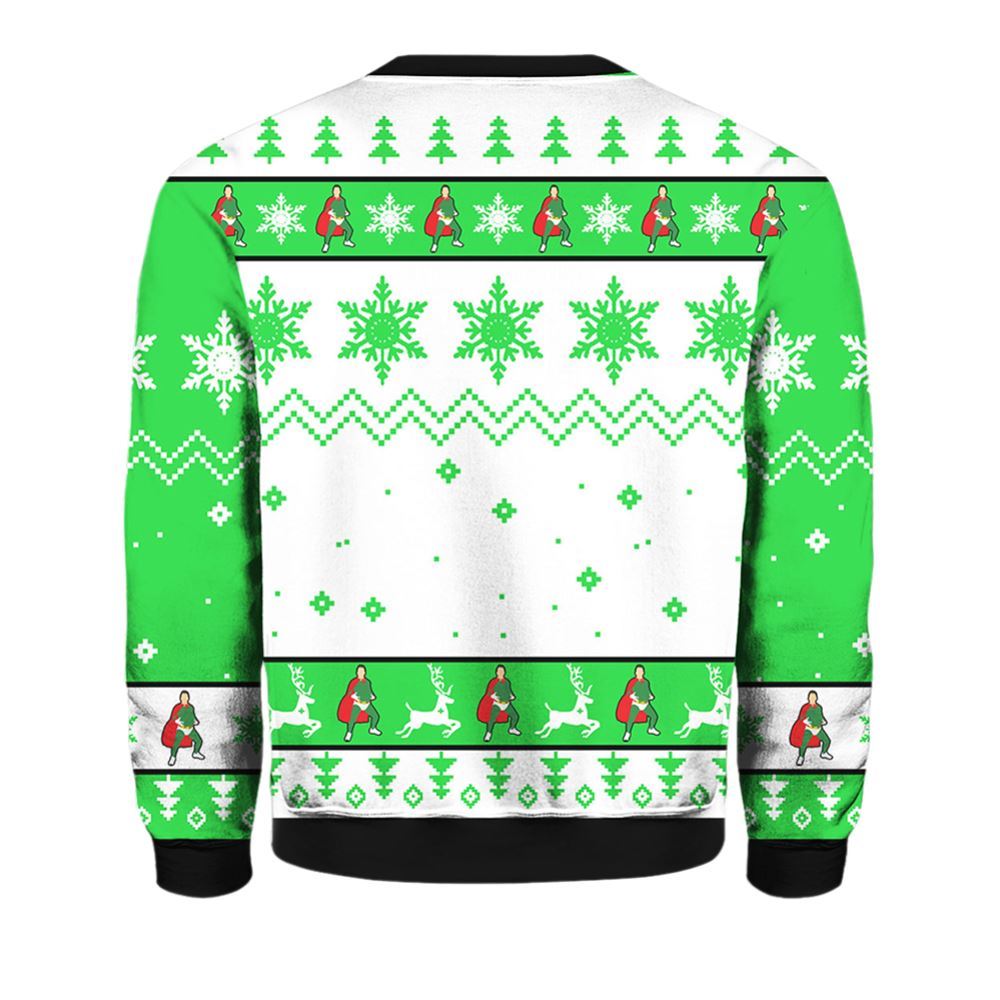 Alternative view of Captain Fat Belly Suck It Ugly Christmas Sweater - Grishko.com