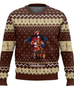 Captain Morgan Caribbean Rum Ugly Christmas Sweater