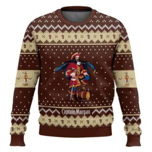 Captain Morgan Caribbean Rum Ugly Christmas Sweater
