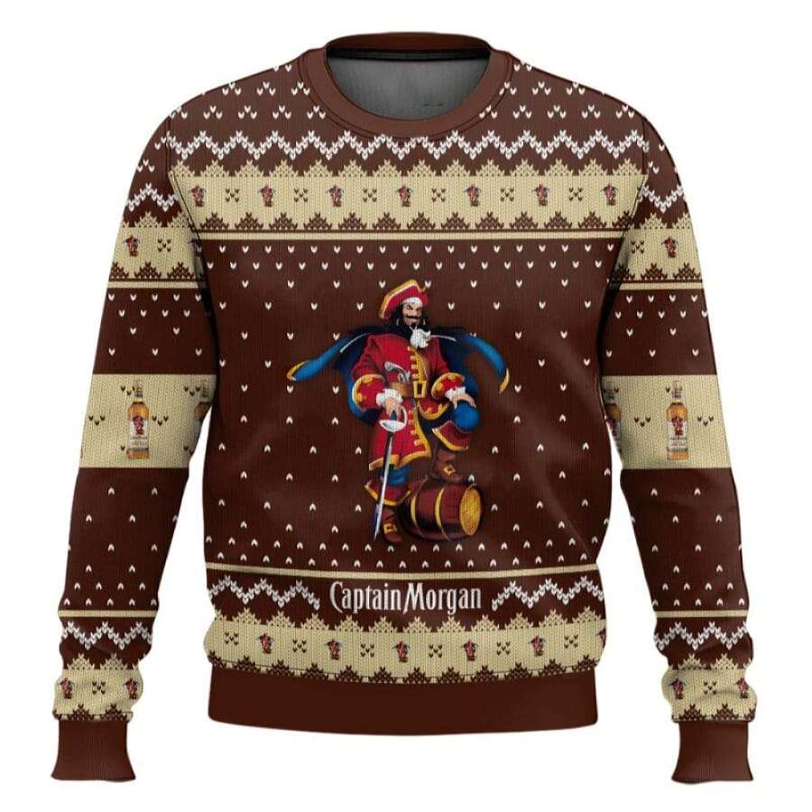 Captain Morgan Caribbean Rum Ugly Christmas Sweater