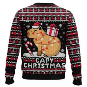Alternative view of Capy Christmas Ugly Christmas Sweater